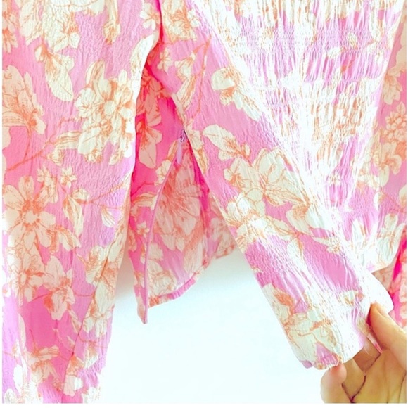 Forever21 Floral Flowy Long-Sleeve Blouse - Picture 5 of 9